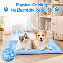 Advwin Pet Cooling Mat w/ Raised Cotton Edges 68x116cm