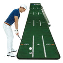 Advwin Golf Putting Mat with Auto Ball Return & 3 Holes