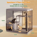 Advwin 3-Tier Outdoor Mesh Cat Enclosure