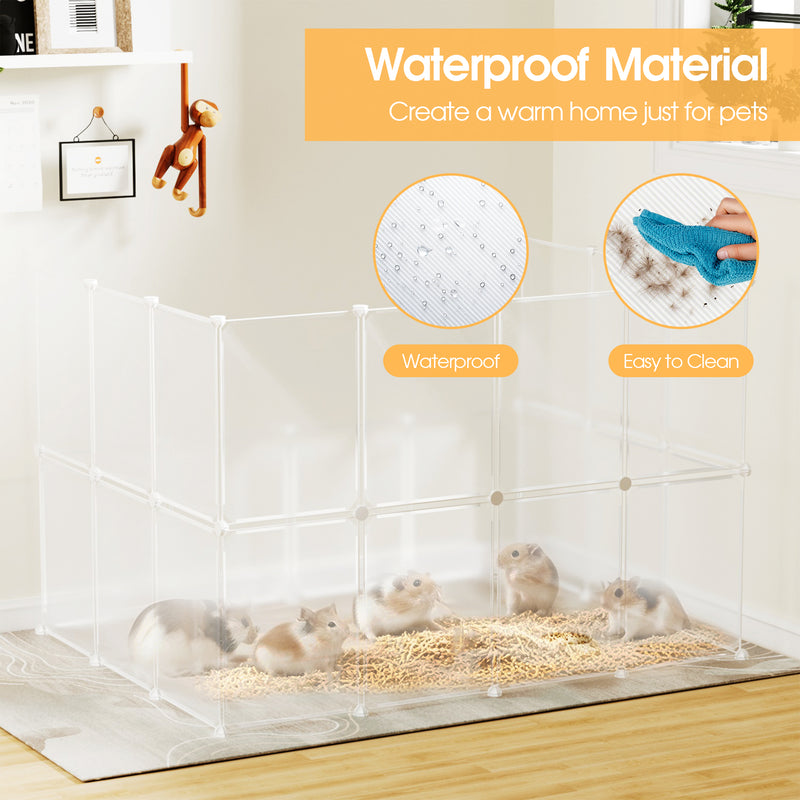 Advwin DIY Small Pet Playpen 24 Panels
