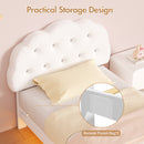 Advwin LED Floating Bed Frame w/ Adjustable Headboard King Single