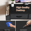 Advwin 100cm Small Desk with 2 Drawers