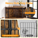 Advwin 42.5" Corner Wooden Dog Crate Furniture