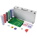Advwin Poker Chips Set 300pcs Aluminum Case with 2 Decks