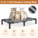 Advwin Weatherproof Outdoor Elevated Cat House