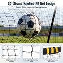 Advwin 3m × 2m Soccer Goal w/ Foam Safety Padding