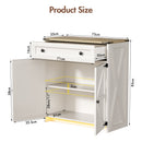 Advwin Sideboard Buffet Cabinet with Adjustable Shelves