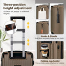 Advwin 20"+14" Hardshell Luggage Set with Silent Wheels