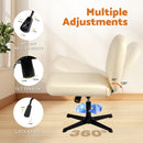 Advwin Armless Office Chair Criss-Cross Desk Chair