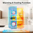 Advwin 13L Portable Mini Fridge White