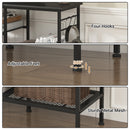 Advwin TV Stand 120cm Industrial Entertainment Unit