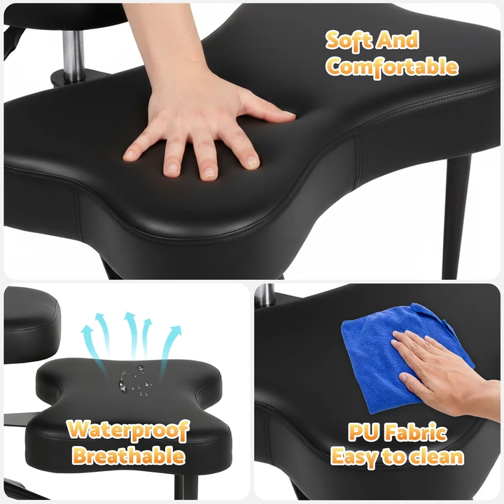 Advwin 360° Ergonomic Cross Legged Office Chair