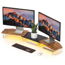 Advwin 113cm LED Dual Monitor Stand w/ Acrylic Leg