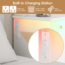 Advwin Dressing Table with Mirror and Lights RGB