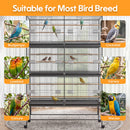 Advwin Large 3-Tier Stackable & Divided Bird Cage Aviary