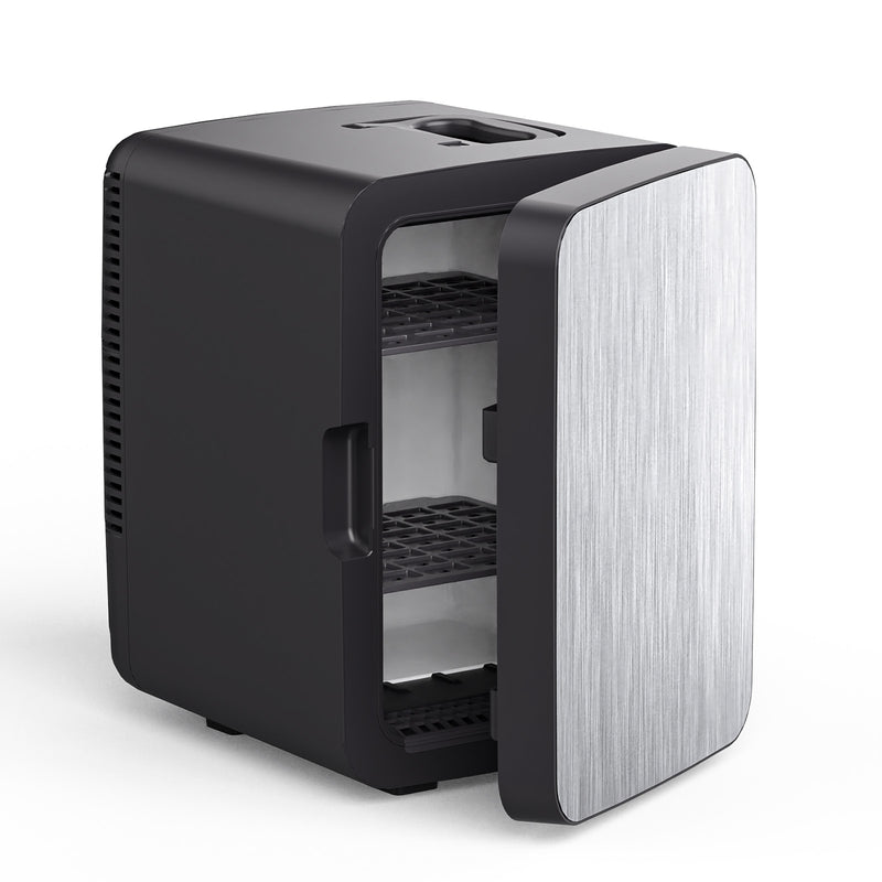 Advwin Black Mini Fridge for Bedroom 10L