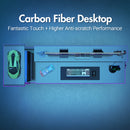 Advwin 150cm Gaming Desk with LED Lights & Storage Shelf