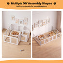 Advwin Indoor Pet Playpen with 12 Clear Panels