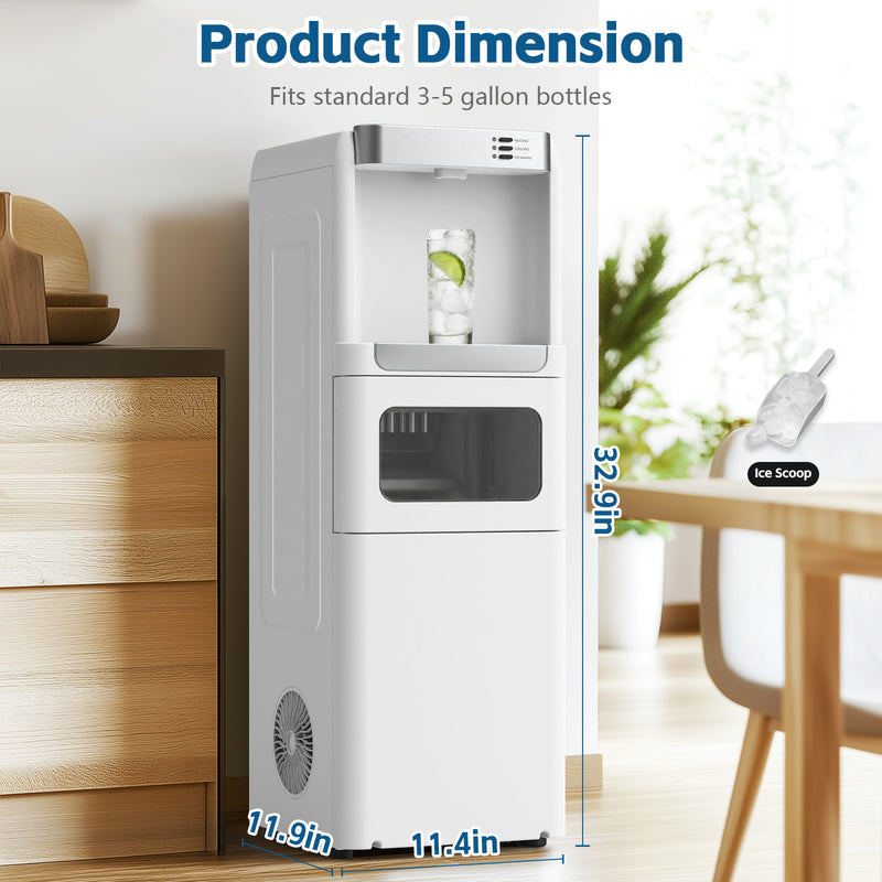 Advwin 3-in-1 Dispenser with Built-In Ice Maker