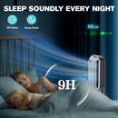 Advwin Bladeless Tower Fan Portable Electric Fan Black