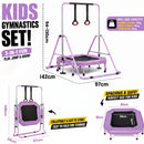 Advwin Kids Gymnastics Bar Adjustable Height Horizontal Bar