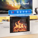Advwin 160cm Fireplace TV Stand with 45cm Electric Fireplace