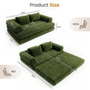 Advwin Folding Sofa Bed Convertible Floor Loveseat Sofa