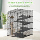Advwin Large 4 Tier Cat Cage Pet Playpen Cat Kennel