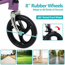 Advwin Rollator Walker 3 Wheel with Basket and Tray