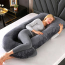 Advwin 55" J Shaped Pregnant Pillow Full Body Support