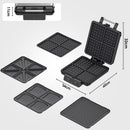 Advwin 4-in-1 Waffle Maker with Removable Plates
