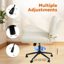 Advwin Armless Ergonomic Office Chair Cross-Legged