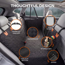 Advwin Dog Car Seat Cover Hard Bottom for Back Seat Extender