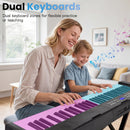 Advwin 61-Key Foldable Electronic Keyboard Piano