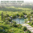 Advwin 10 Panels Metal Garden Fence Animal Barrier (Pre-Order)