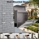 Advwin Wall Mailbox Lockable Outdoor Letter Box