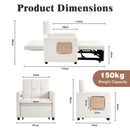 Advwin 3 in 1 Convertible Sofa Bed Velvet Sleeper Chair (Pre-Order)