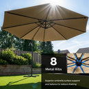 Advwin 3m Offset Hanging Cantilever Umbrella - No Base