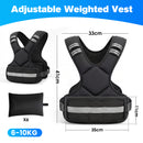 Advwin X Shape 5kg Weighted Vest Black