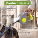Advwin 5m Retractable Dog Lead w/ 360° Tangle-Free Design