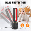 Advwin Electric Bladeless Fan Heater with Thermostat