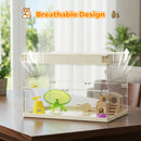 Advwin Foldable Transparent Hamster & Guinea Pig Cage