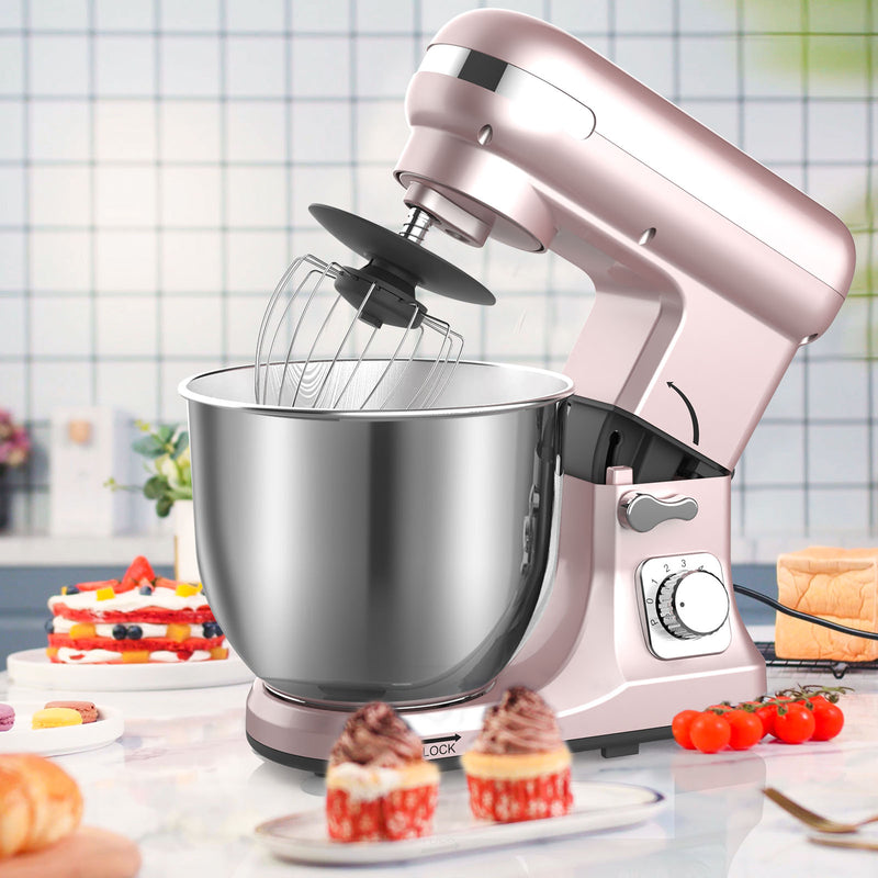 Advwin 6.5L 1400W Stand Mixer Pink