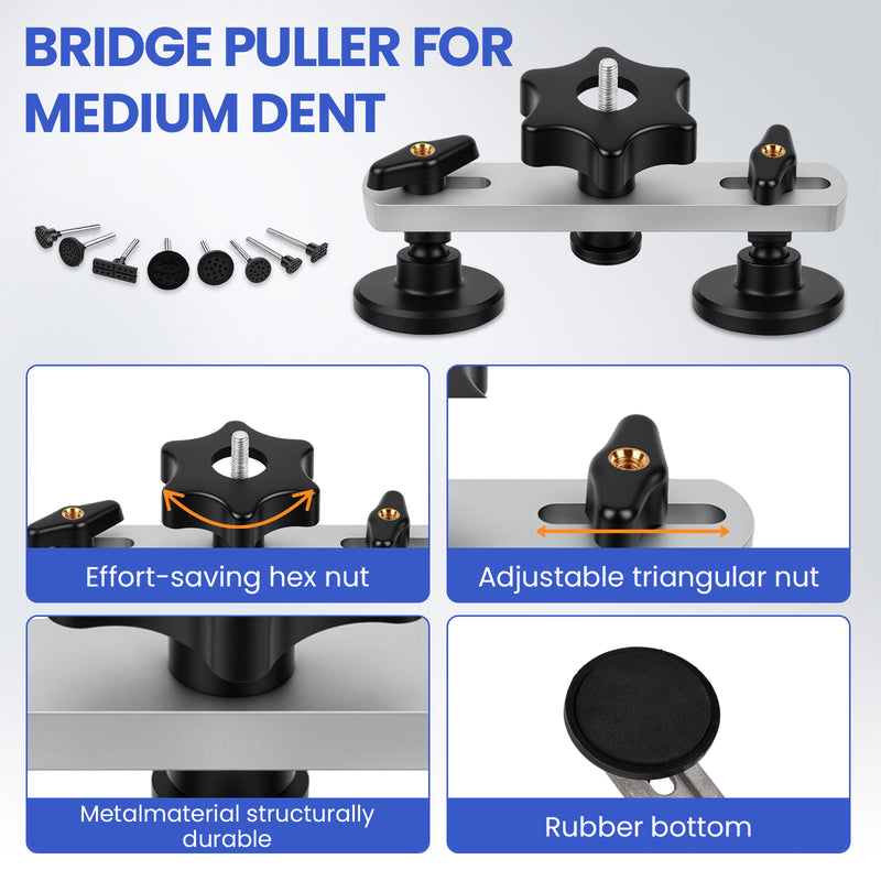 Advwin 116 PCS Car Dent Repair Kit with Golden Lifter