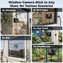Advwin 2K WiFi Window Camera with Magnetic Glass Mount