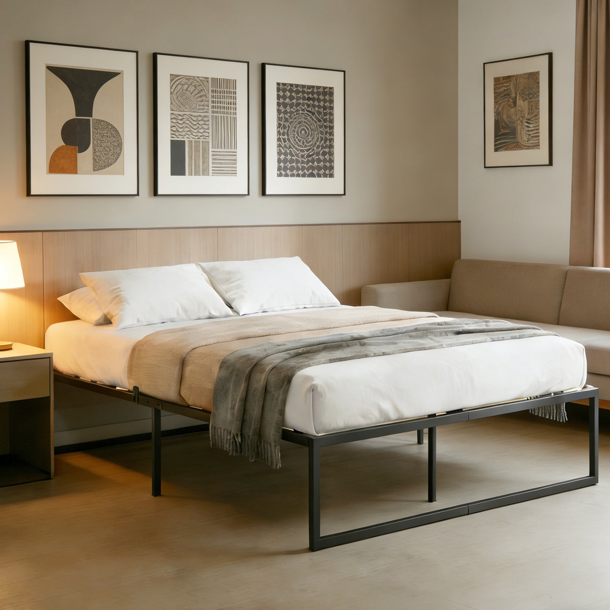 Advwin Metal Bed Frame Mattress Base