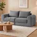 Advwin 172cm Modular Corduroy 3-in-1 Sofa Lounger