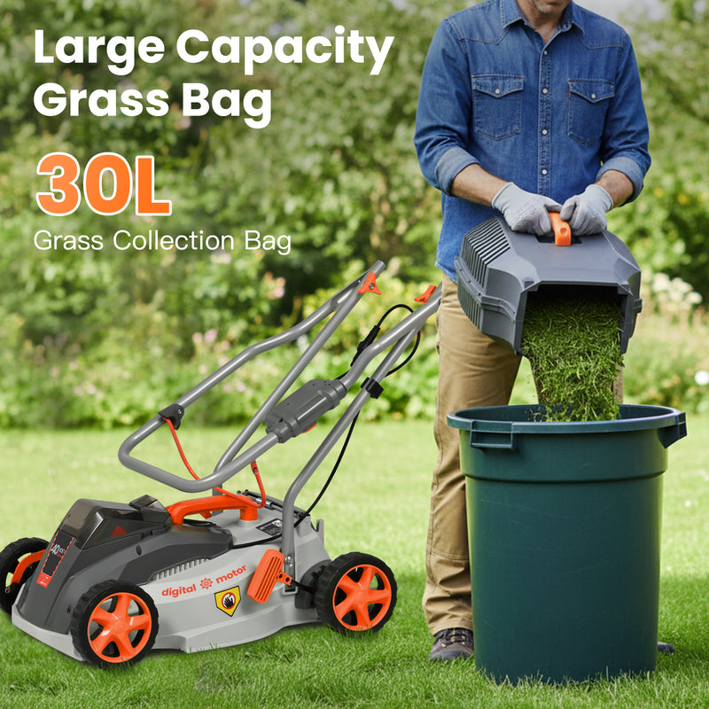 Advwin 40V Rechargeable Lawn Mower with Height Adjustment