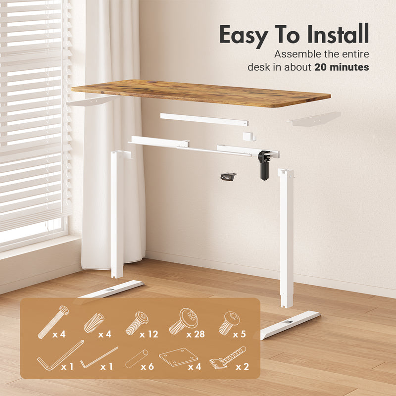 Advwin Electric Adjustable Height Standing Desk 120cm