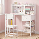 Advwin Kids Study Desk and Chair Set with Bookshelf